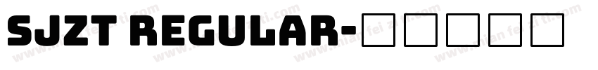 sjzt regular字体转换